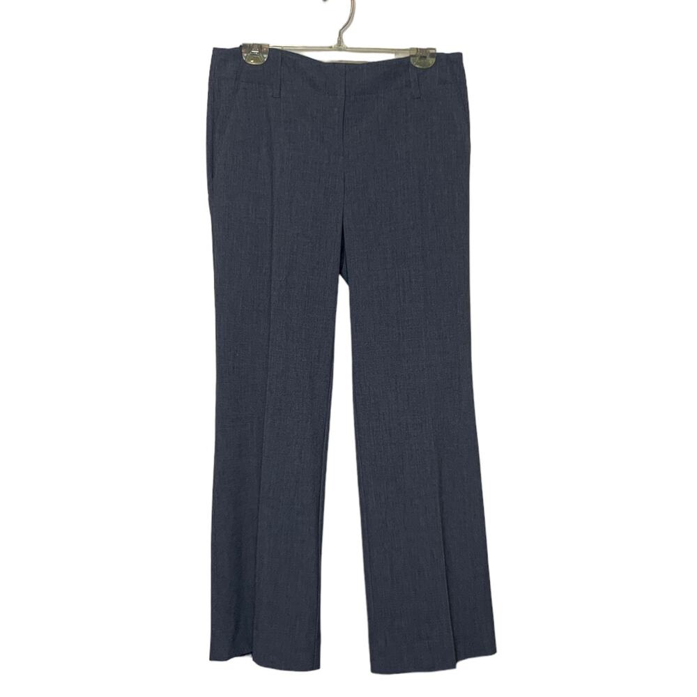 New York & Company stretch gray straight leg pants size 8